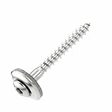 200 Stück SCREW REBEL Spenglerschrauben 4,5 x 40 mm - Edelstahl A2, Inox mit EPDM-Dichtscheibe Ø15mm TX 20 - mit CE Kennzeichung