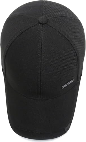Image of Baseball Cap for Men Woman Sports Cap Sun Hat Quick Drying Soft Polyester Fiber Adjustable for Men and Women Black