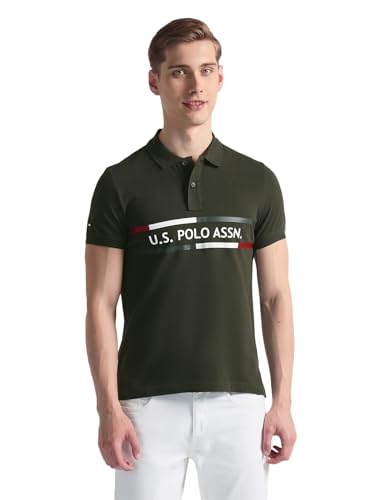 Image of U.S. Polo ASSN. Men's Cotton Regular Fit Shirt
