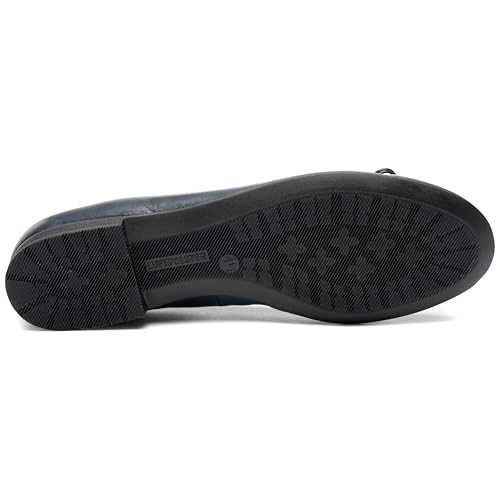 ARA Women's Ballet Flat, Blue Blue 02, 8.53