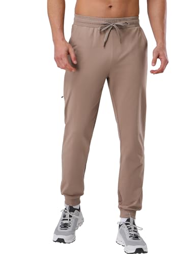 Pioneer Men's Lightweight Jogger Sweatpants for Workout and Gym Running Tracks with Pockets