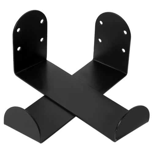 HANABASS Snowboard Wall Hangers 2 Pack Metal Snowboard Wall Mount Racks for Storage and Display