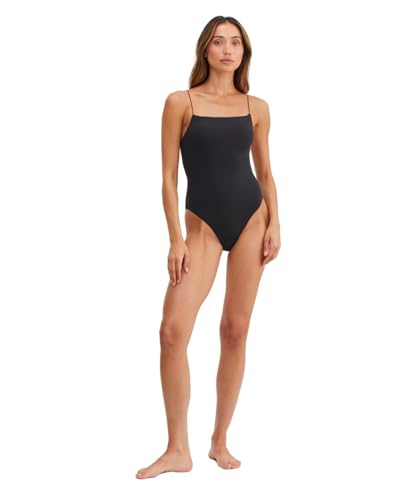 Gottex Au Naturel Golden Hour Women's Round Neck One Piece Swimsuit with Lurex Texture and Strappy Open Back