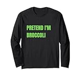 finta che sono broccoli costume di halloween maglia a manica