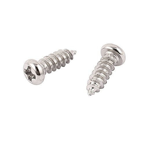 Tornillos autorroscantes acero inoxidable M2.5 x 8mm 50 pcs miniatura 2