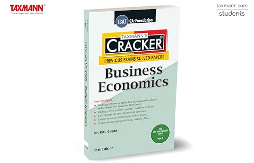 Image of Taxmann Cracker Combo | Ca Foundation | New Syllabus | June 2024 Exam Papers 1 To 4 | Accounts, Law, Maths, Lr & Stats, And Economics | February 2024 Edition | Set Of 4 Books