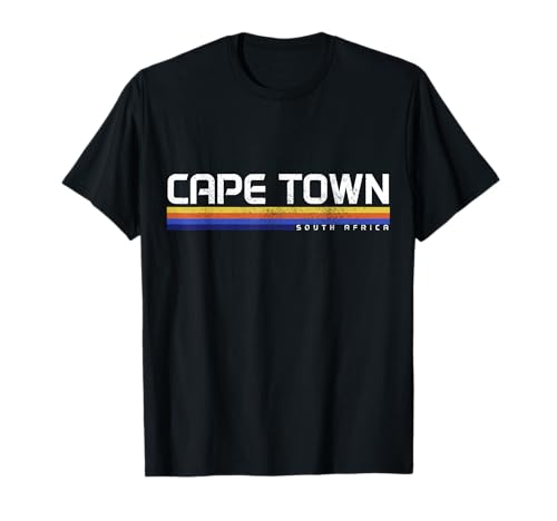 Cape Town South Africa Vintage Retro Souvenir T-Shirt