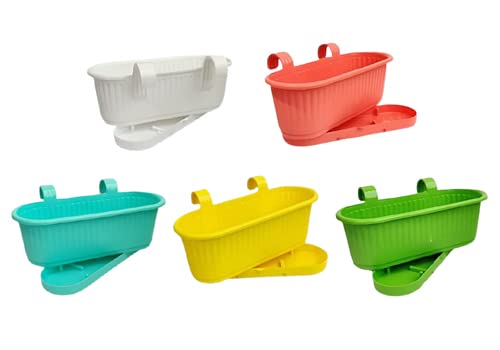 ZEONELY MART Hanging pots(15 inch) Multi- 5 Pcs (B09KM55DVF) Amazon Price History, Amazon Price Tracker