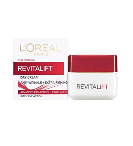 Crème de jour hydratante Revitalift 'Oréal Paris réduit 'apparence des rides raffermit hydrate et hydrate la peau pro rétinol et élastipeptides 50 ml 'emballage peut varier - vue 2