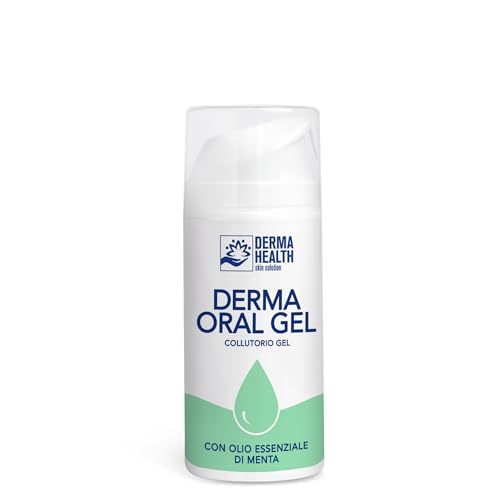 Derma Health - Derma Oral Gel Collutorio Parodontale in Gel con Estratto di Aloe Vera, Ideale per Gengive Sensibili, Azione Lenitiva e Protettiva, Igiene Orale Quotidiana, Formula Delicata - 100 ml