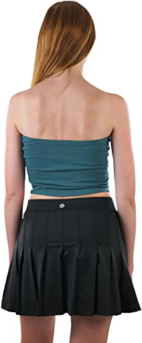 Image of ToBeInStyle Women's Cotton-Spandex Blend Stretchy Tube Top