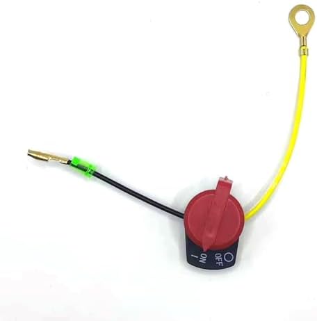 On-Off Power Kill Switch Fit for Harbor Freight Predator 212cc 6.5 HP Gas Engine Fit for 168F Gasoline Engine 170 Water Pump Wiping Machine 188 Micro Tiller 190 Cutting Machine Shutdown Switch