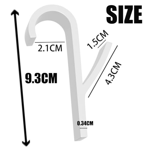 10 Stück Weiß Haken für Rundheizkörper,Mehrzweckhaken für Rundheizkörper Handtuchhalter Heizkörper Bad Hacken für Handtuchheizkörper ABS Haken Heizung Badheizkörper für alle Standard Heizkörper