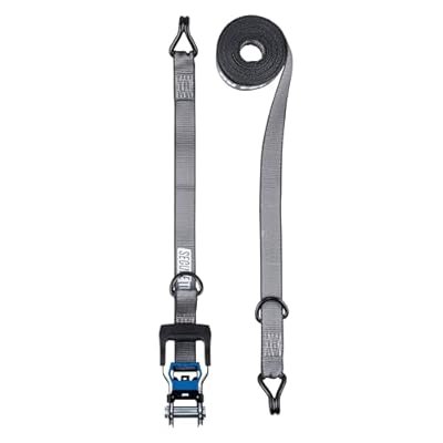 Secure Tite Ratchet Straps 2-Pack 1-1/4 x 16 Tie Down Straps with Vinyl Coated Double J-Hooks Cargo Tie Down Straps, 1000 lbs. Working Load Limit and 3000 lbs. Break Strength