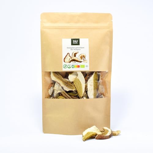 BIO getrocknete Steinpilze | The Bio Foods | Aus kontrolierter Wildsammlung (100g)