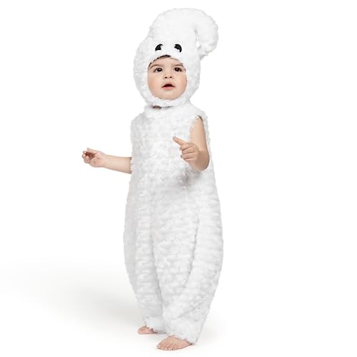 Disfraz de Fantasma para Bebés 18-24 meses miniatura 3