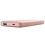 Nunca te quedes sin batería: Batería externa recargable de 5000 mAh provista de celdas de polímero ligeras y eficientes que ofrece corriente suficiente para cargar tu smartphone hasta 1,5 veces