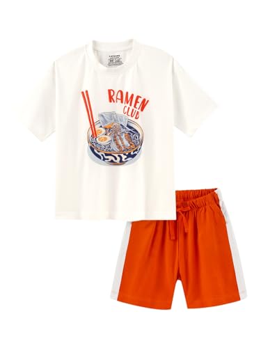 Image of Nap Chief Kids Cotton Printed Co ord Sets for Boys & Girls, T Shirt and Shorts for Casual Wear