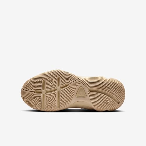 Nike Giannis Immortality 4 Big Kids' Basketball Shoes (FZ6734-200, Light Khaki/Alabaster/Total Orange/White)2