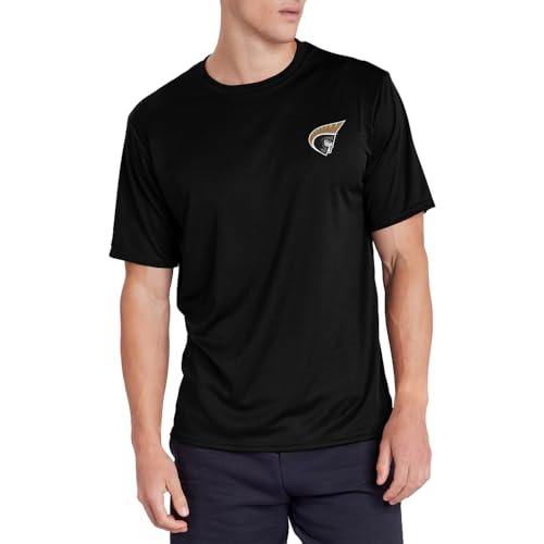 Anderson University Men's Active T-Shirt Left Chest Logo, Black, XL