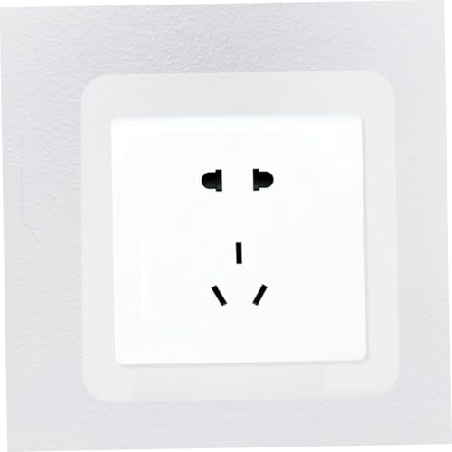 Cubierta protectora de interruptor de luz individual 8,6x9 cm en acrílico transparente 5 unidades 5
