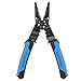 Klein Tools 1025 Long Nose Multi-Purpose Wire Stripper Tool, Made in USA Professional Electrician Tools, Crimping Tool, Cable Stripper for 10-20 AWG Solid, 12-22 AWG Stranded Wire