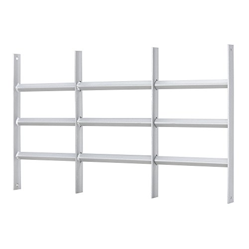 Preisvergleich Produktbild [neu.haus] Fenstergitter Sicherheitsgitter zum Einbruchschutz - Stahl galvanisch + verzinkt - verstellbar (50-65x45cm)