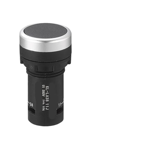Interrupteur bouton-poussoir 22mm pour remplacer un bouton défectueux de commande noire