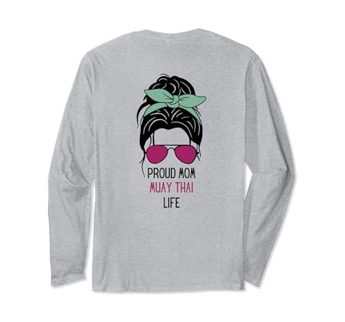 Traje de Muay Thai para mamá, diseño de Muay Thai y regalo para el día de la madre Manga Larga