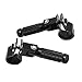 M8 Motorcycle Foot Rests Fit 1.22-1.29in Motorbike Brackets Foldable Foot Pegs Front Footpeg Rear Footpeg Anti-Skid Rearsets Folded Footrest 90 Degree Fixed Folding Passenger Pedal Supports(Black)