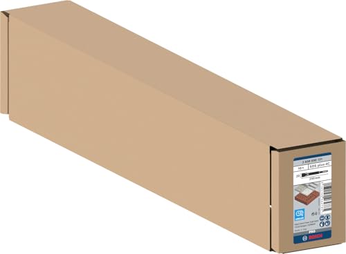 Bosch 10x Set de burins plats PRO SDS plus-4C (pour Béton, Brique, Ø mm, Professional Accessoire Marteau burineur, Brise-béton)