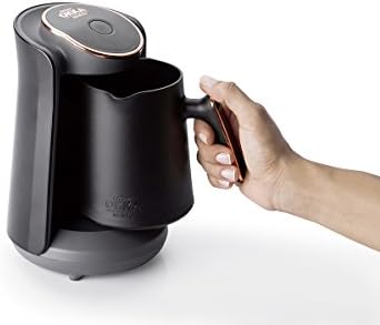 Arzum OK004-K Turkish Coffee Machine, Plastic, 480 W, Black/Chrome