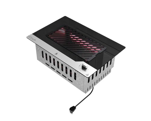 Churrasqueira Elétrica Dinoxx E-DXX300 Grelha de Ferro Fundido - 220V