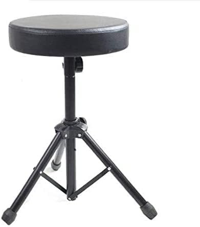 Mike Music Double Duet Piano Stool Keyboard Bench (Drum Stool Black)