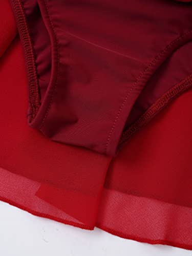 Agoky Vestito da Pattinaggio Artistico Bambina