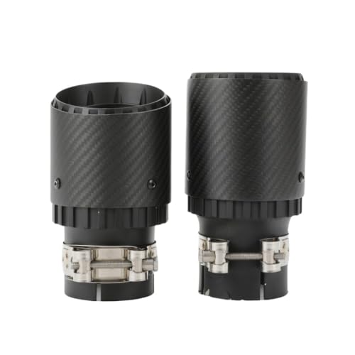 Enjoliveur d'échappement en inox finition miroir pour canule arrière universelle 89 101mm