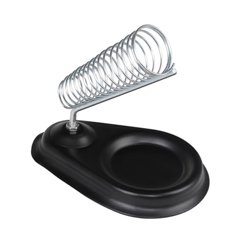 Metal Soldering Iron Stand With Heavy Cast Iron Base For Electronics Repair And Projects