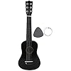 Akoestische gitaar voor kinderen, zwart, 53,3 cm, voor kinderen van 8 tot 12 jaar