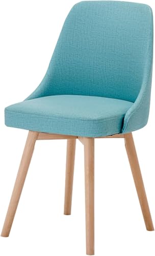 Chaise en bois massif vert turquoise pour espace de négociation - 2