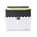 Éponge Savon Et Distributeur Éponge 2-en-1 Porte-Savon Distributeur Caddy Cuisine, Salle À Manger Et Bar Éplucheur Automatique Électrique (Grey, One Size)