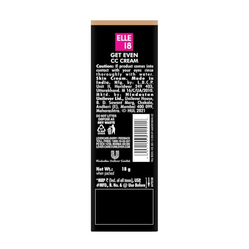Image of Elle18 GetEven CC Cream Caramel 18gm
