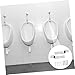 HOOTNEE 4 Sets Strong Rust-Proof Urinal Hanging Brackets Wall-Mounted Support Plastic Tools for Quick Setup