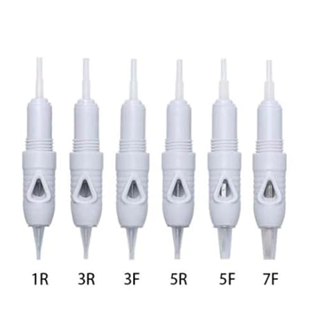 Kostech Microblading Cartridge Needle 3F, 5F, 7F for Charmant Device Permanent Makeup Machine Pen Tattoo Needle (Pack of 10, 3F)