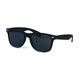 Pop Fashionwear Rubber Coated Soft Feel Spring Hinge Sunglasses P714 (Matt Black Smoke Lens)