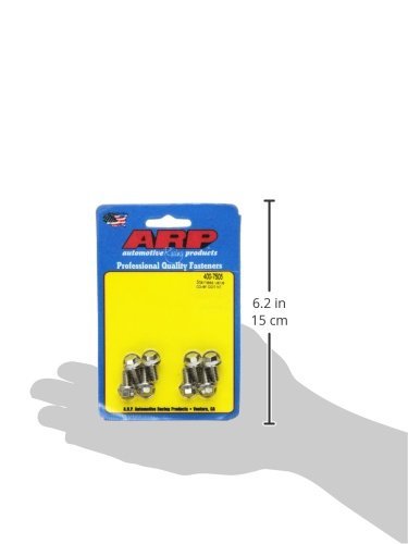 Image of ARP 4007505 Hex Style Valve Cover Bolts, Polished Stainless Steel, Package Of 8, For Select Stamped Steel Covers
