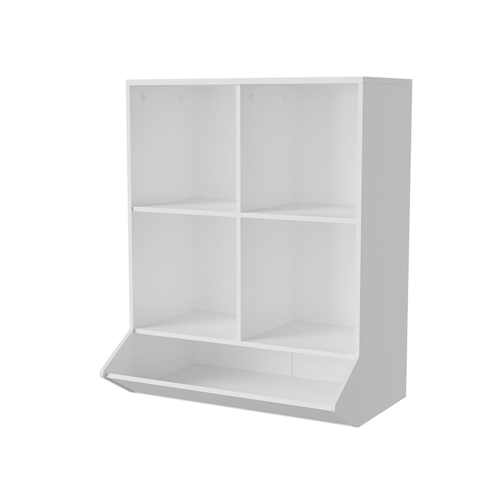 Vicco Półka dla dzieci "Conny", Biały, 65.5 x 82.5 cm | pour le rangement des jouets et des livres dans la chambre d’enfant
