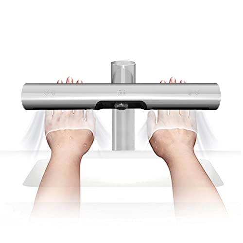 AIKE Air Tap Wash+Dry High Speed Hand Dryer Model AK7120, 110-120V Chrome