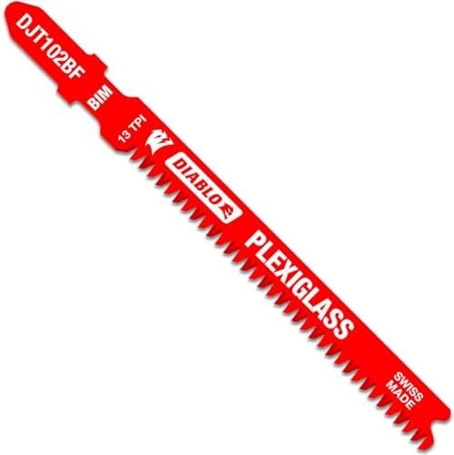 Diablo Bi-Metal Jig Saw Blades - 3-5/8" Length, 13 TPI, 5-Pack