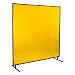 Welding Screen, 6 ft. W, 6 ft, Yellow