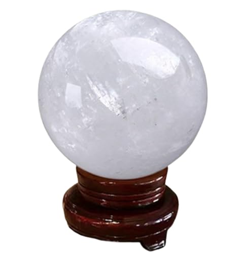 Boule de calcite blanche 50mm pour harmoniser votre espace yoga et maison